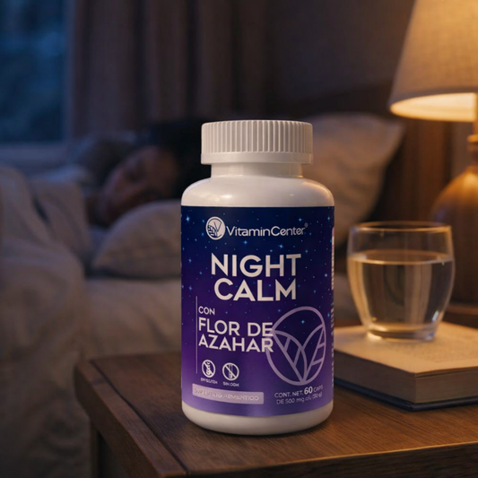 Night Calm (Suplemento Alimenticio) | Vitamin Center | 60 Cápsulas