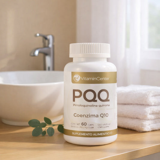 PQQ Coenzima Q10 (Suplemento Alimenticio) | Vitamin Center | 60 Cápsulas