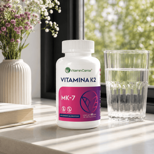 VITAMINA K2 MK-7 (Suplemento Alimenticio) | Vitamin Center | 60 Cápsulas
