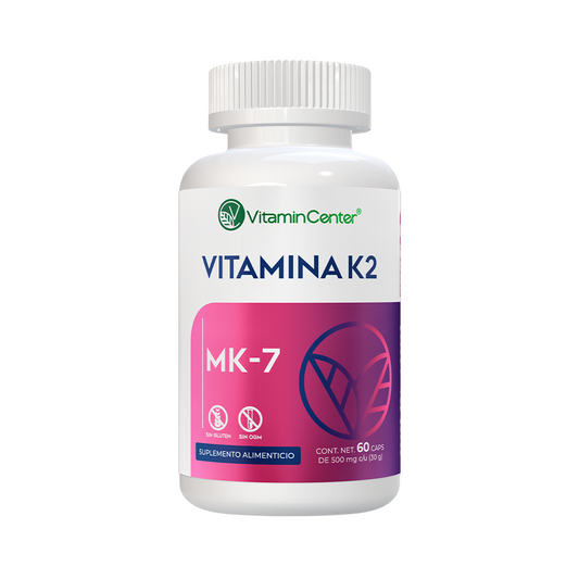 VITAMINA K2 MK-7 (Suplemento Alimenticio) | Vitamin Center | 60 Cápsulas