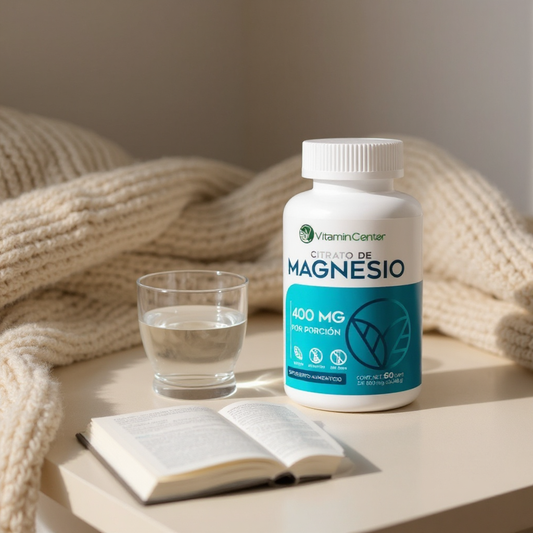 Citrato de Magnesio (Suplemento Alimenticio) | Vitamin Center | 60 Cápsulas