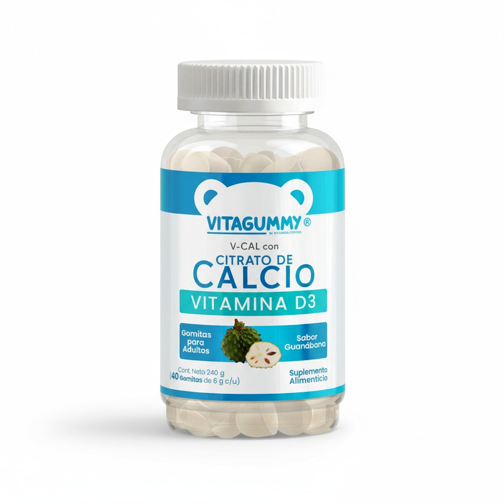 Gomitas Citrato de Calcio + D3