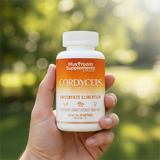 Cordyceps (Suplemento Alimenticio) | Mushroom Supplements | 60 Cápsulas