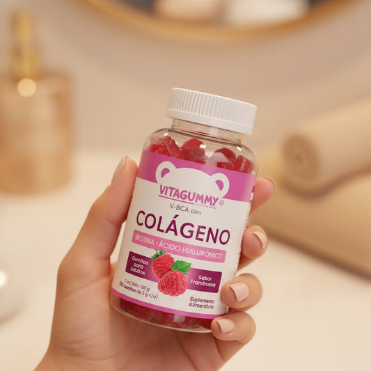 Gomitas Biotina y Colágeno (Suplemento Alimenticio) | Vitagummy | 90 Gomitas