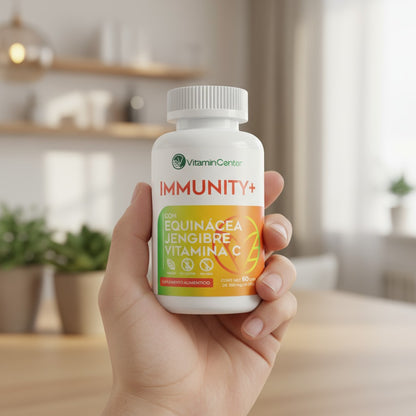 Immunity+ Equinacea, Jengibre, Vitamina C