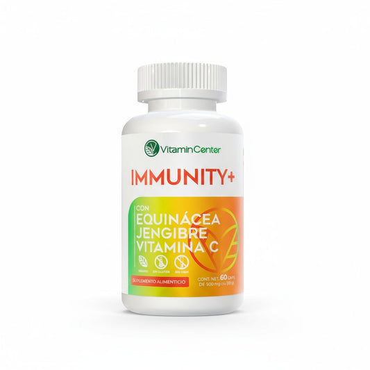 Immunity+ Equinacea, Jengibre, Vitamina C