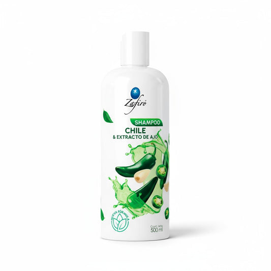 Shampoo Chile & Extracto de Ajo